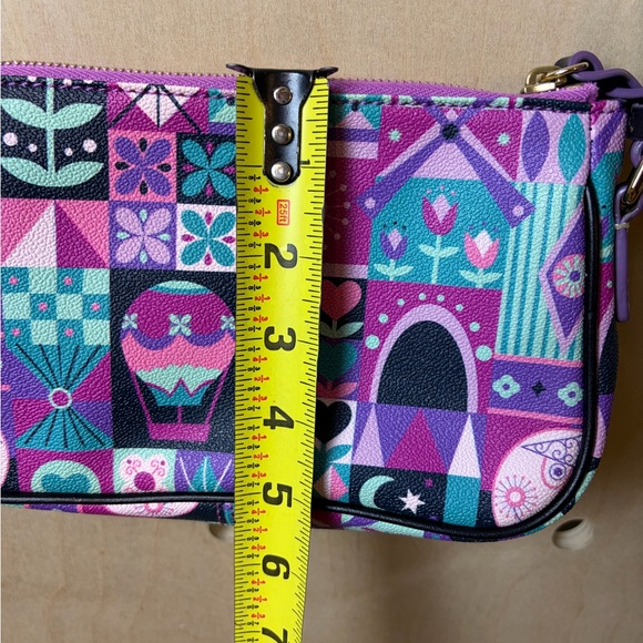 Authentic DisneyParks "It's a Small World" Crossbody; Dooney & Bourke - Picture 5 of 7